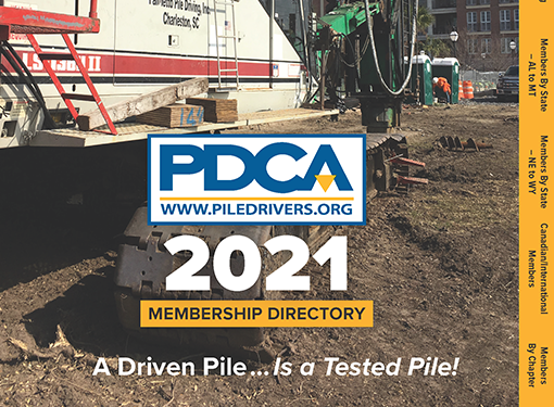 Pile Driving Contractors Association (PDCA) Membership Directory