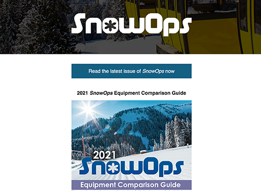 SnowOps newsletter