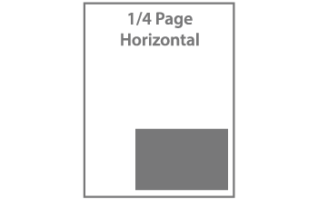 1/4 Horizontal